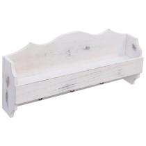 Wall Mounted Coat Rack Grey 50x10x30 cm Wood