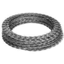 Concertina NATO Razor Wire Galvanised Steel 300 m