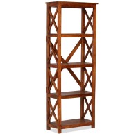 Bookshelf Solid Acacia Wood...