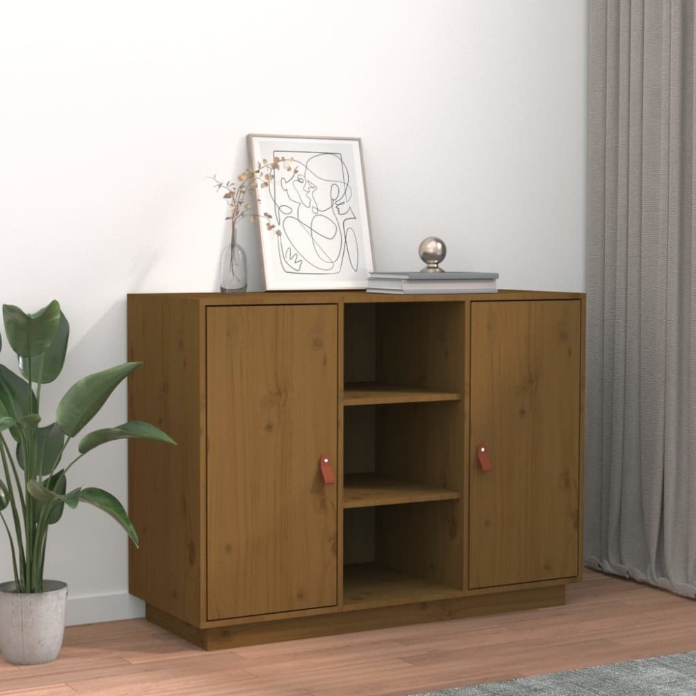 Sideboard 100x40x75 cm Solid Wood Pine