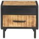 Bedside Cabinet 40x40x35 cm Rough Mango Wood