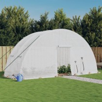 Greenhouse with Steel Frame White 12 m  6x2x2.85 m