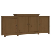 Sideboard 164x37x68 cm Solid Wood Pine