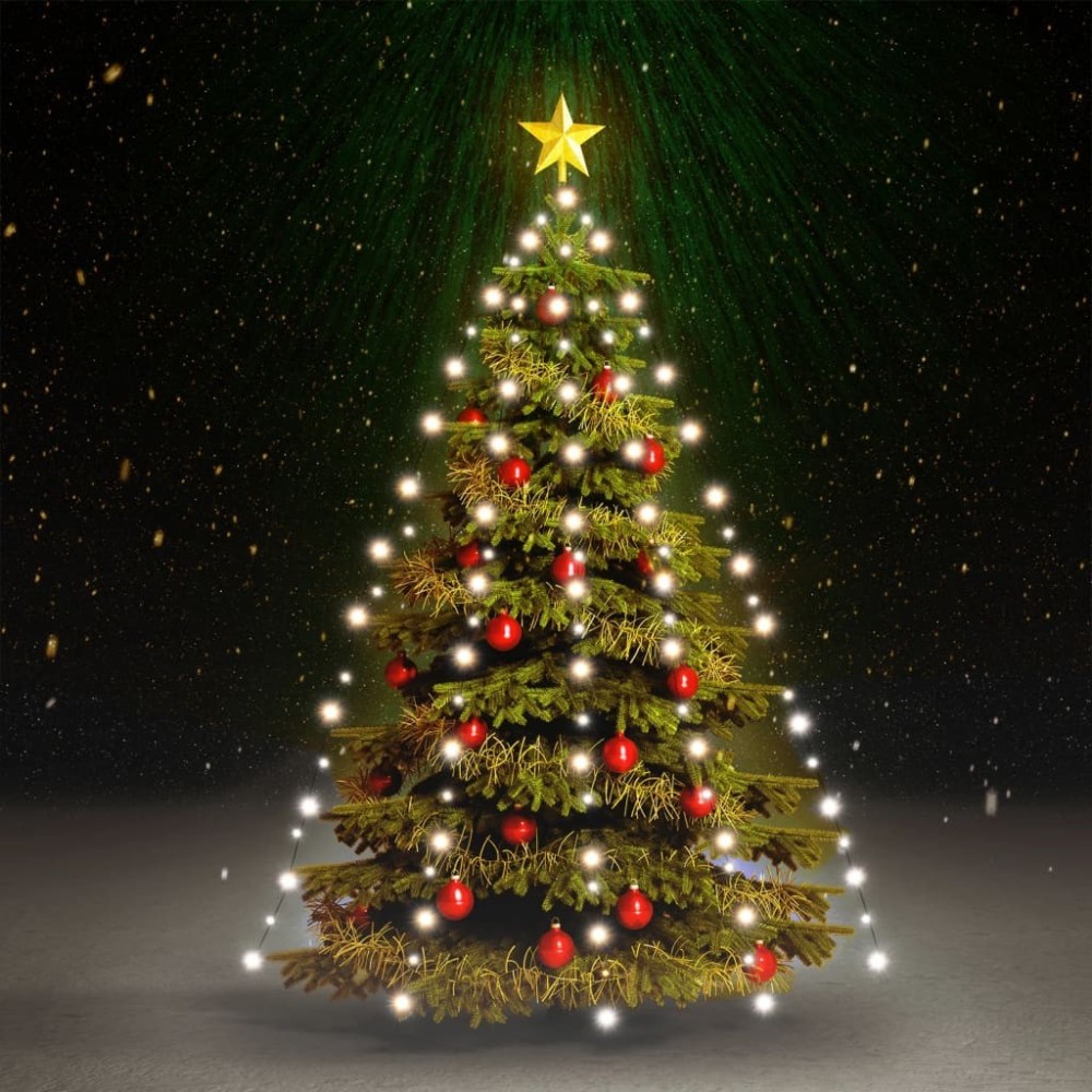 Christmas Tree Net Lights with 150 LEDs Colourful 150 cm