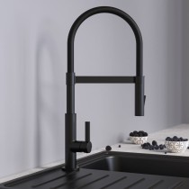 SCH TTE Sink Mixer MIAMI Black Matt