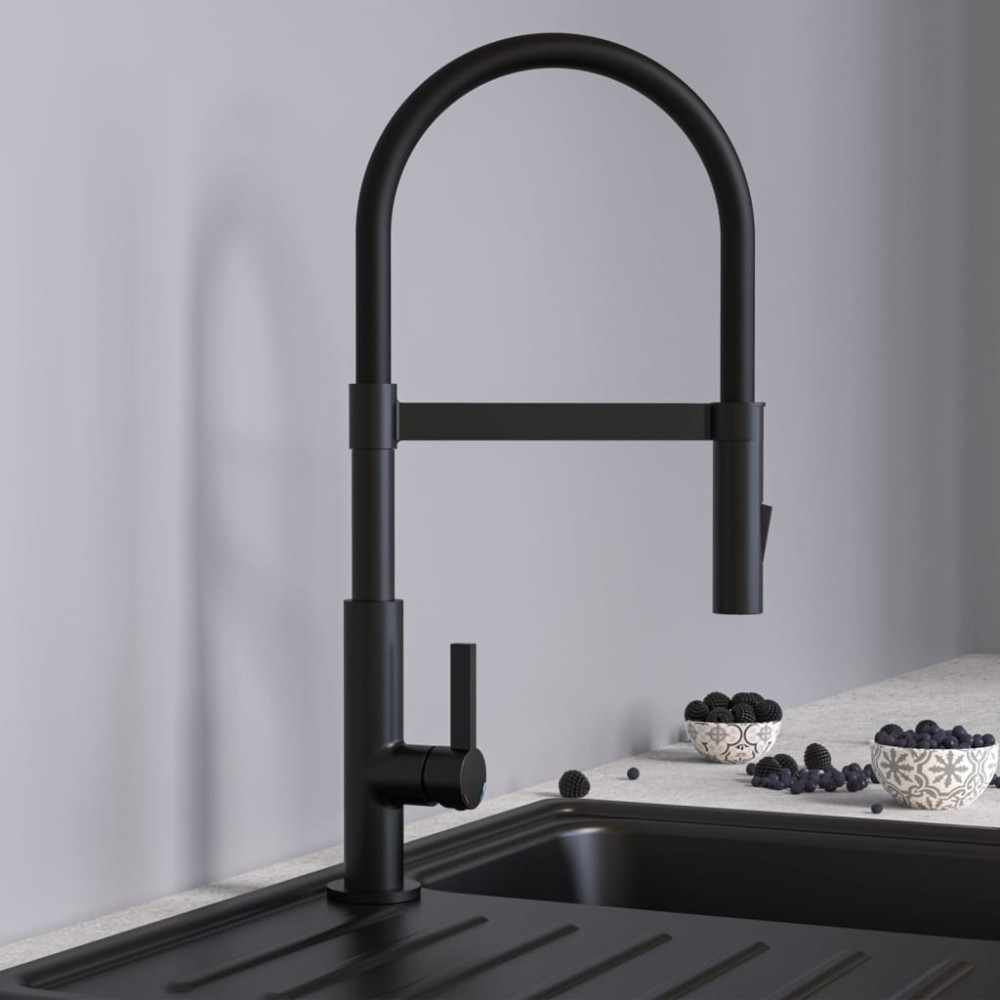 SCH TTE Sink Mixer MIAMI Black Matt