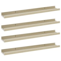 Wall Shelves 2 pcs Concrete Grey 40x9x3 cm