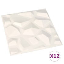 Wandpaneele 24 Stk. 3D 0,5×0,5 m 6 m²