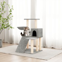 Cat Tree with Sisal Scratching Posts Cream 82 cm