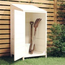 Geräteschuppen 102x52x174,5 cm Massivholz Tanne