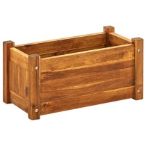 Garden Raised Bed Acacia Wood 76x27.6x25 cm