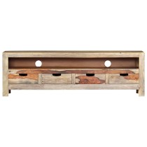 TV Cabinet Solid Sheesham Wood 130x30x40 cm