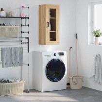 Wall Mounted Cabinet Grey Sonoma 34.5x34x90 cm