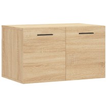 Wall Cabinet Smoked Oak 100x36.5x35 cm Engineered Wood