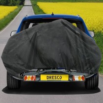 Dresco Elastic Bicycle Cover for 2 Bikes Black
