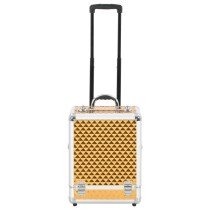 Make-up Trolley 35x29x45 cm Gold Aluminium