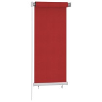 Outdoor Roller Blind 60x140 cm Red HDPE