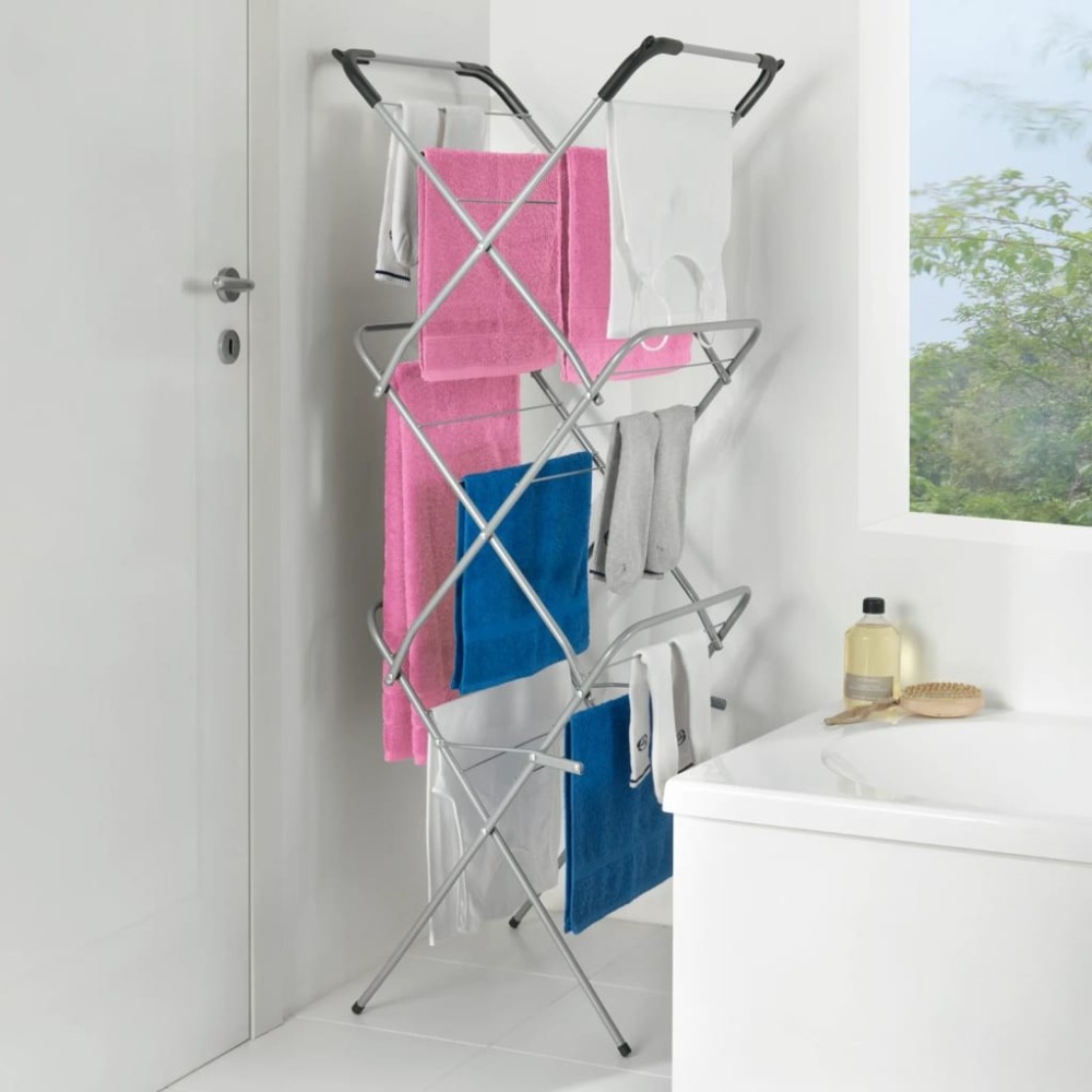 Metaltex 3-tier Drying Rack Tec Concerto Slim 9.5 m