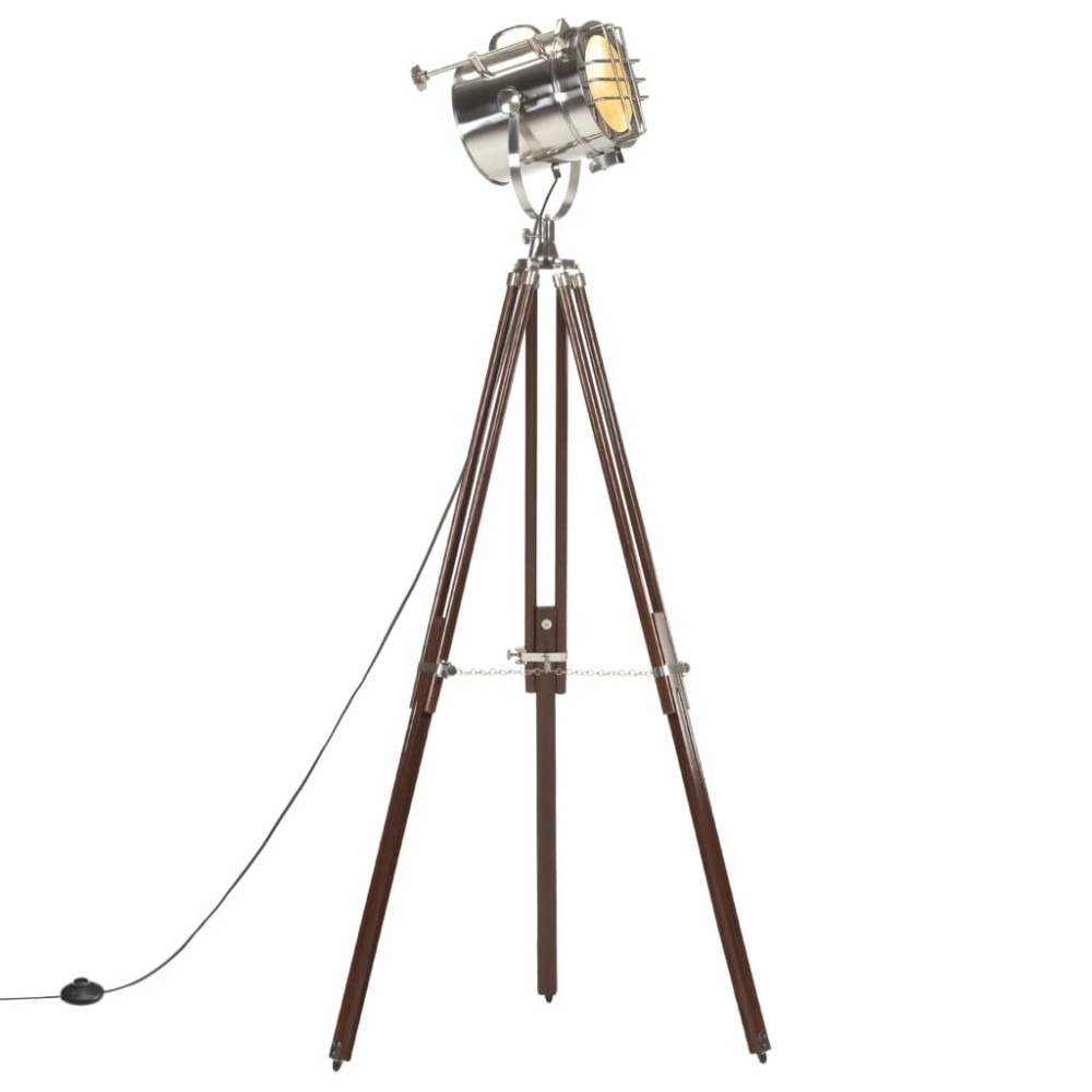 Tripod Floor Lamp Solid Mango Wood 180 cm