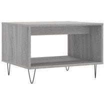 Coffee Table High Gloss White 60x50x40 cm Engineered Wood