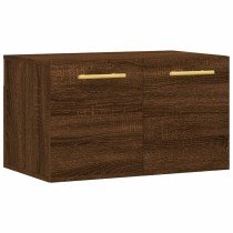 Wall Cabinet Brown Oak 60x36.5x35 cm Engineered Wood