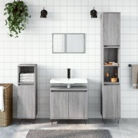 Badschrank Grau Sonoma...