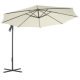 Cantilever Umbrella with Steel Pole 300 cm Anthracite