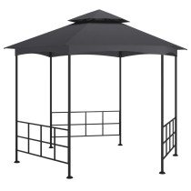 Gazebo with Sidewalls 3.1x2.7 m Taupe