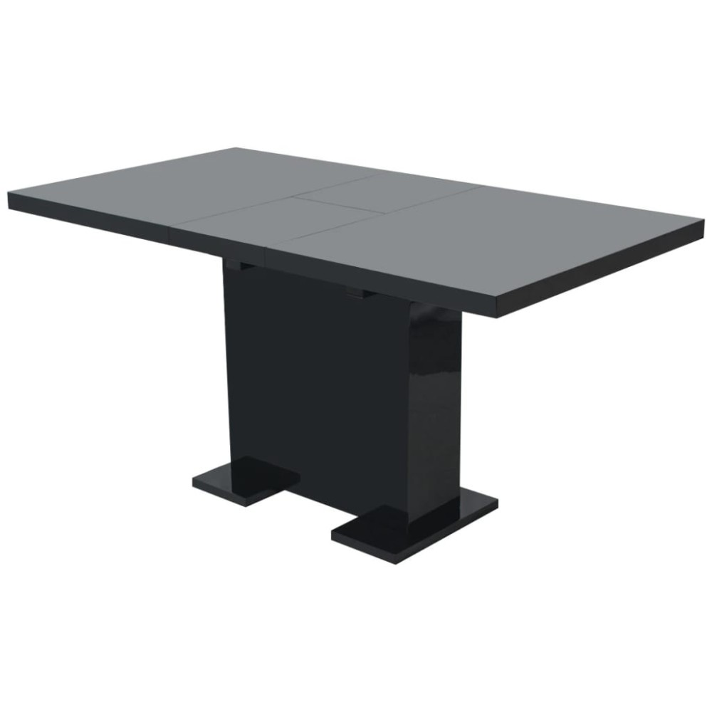 Extendable Dining Table High Gloss White