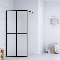 Walk-in Shower Wall with Clear ESG Glass Gold 118x195 cm