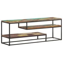 TV Cabinet 130x30x45 cm Rough Mango Wood
