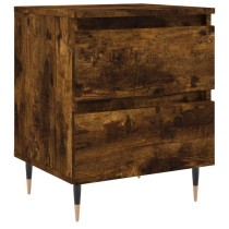 Bedside Cabinets 2 pcs Brown Oak 40x35x50 cm Engineered Wood