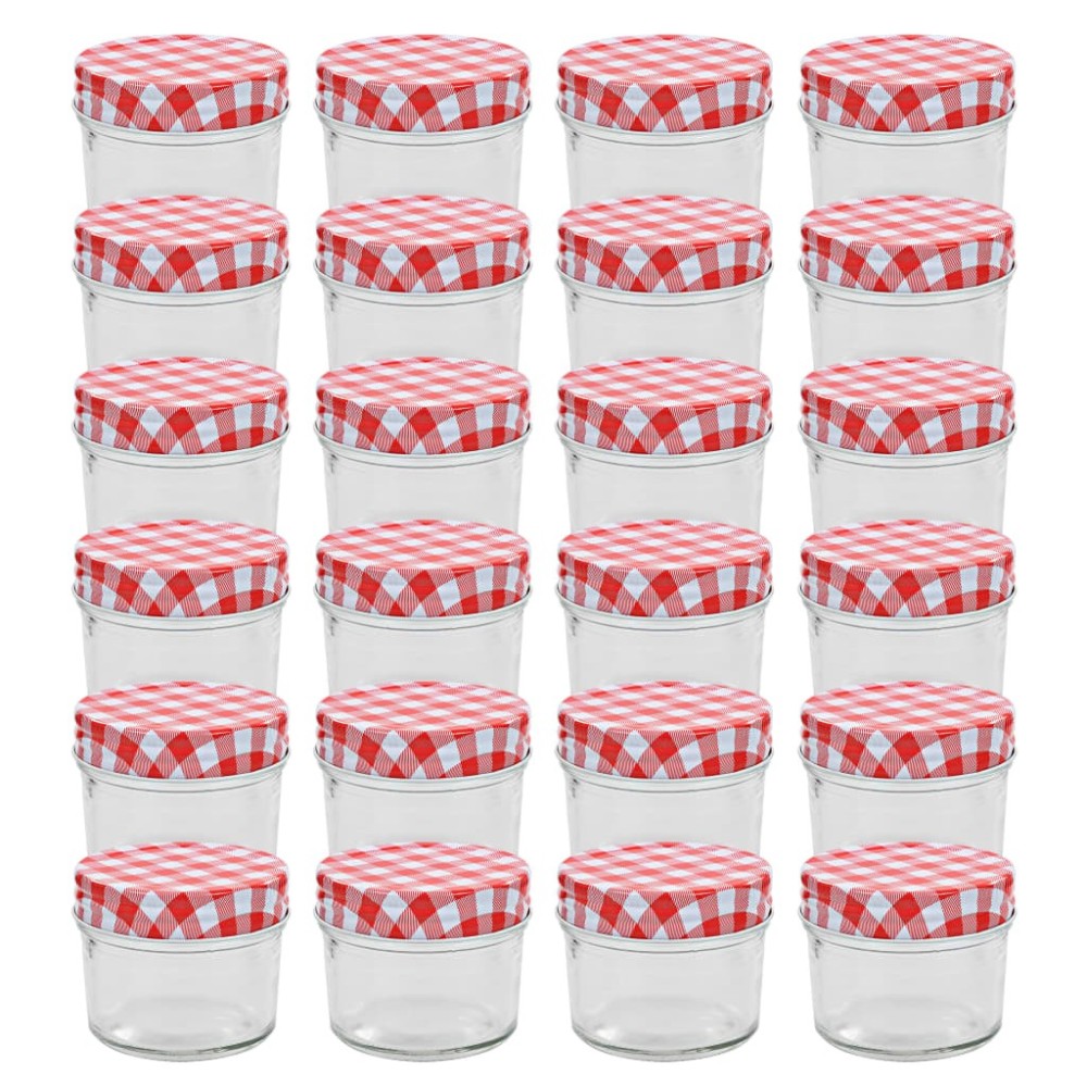 Glass Jam Jars with Gold Lids 24 pcs 110 ml