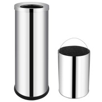 Waste Bin Hotel Stainless Steel 32 L