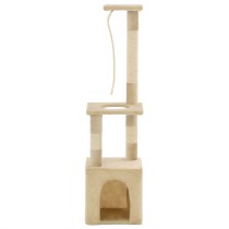 Cat Tree with Sisal Scratching Posts 109 cm Dark Blue