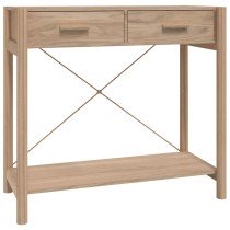 Console Table White 82x38x75 cm Engineered Wood