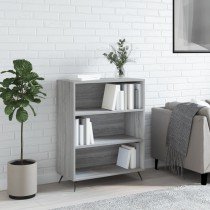 Bookcase White 69.5x32.5x90 cm Engineered Wood