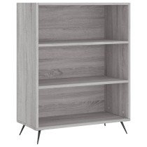 Bookcase White 69.5x32.5x90 cm Engineered Wood