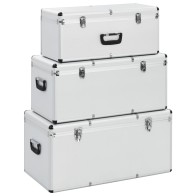Storage Cases 3 pcs Silver...
