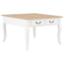 Coffee Table Brown 80x80x50 cm Wood