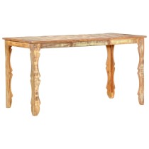 Dining Table 110x52x76 cm Solid Wood Reclaimed
