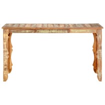 Dining Table 110x52x76 cm Solid Wood Reclaimed