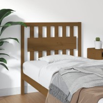 Bed Headboard White 155.5x4x100 cm Solid Wood Pine