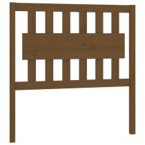 Bed Headboard White 155.5x4x100 cm Solid Wood Pine