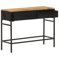 Sideboard 100x35x77 cm Raues Mango-Massivholz