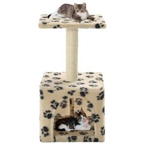 Cat Tree with Sisal Scratching Post 55 cm Beige