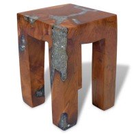 Stool Solid Teak Wood and...