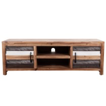 TV Cabinet Solid Acacia Wood 120x35x40 cm