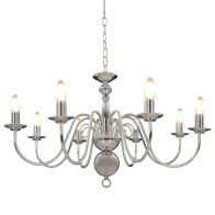 Chandelier Silver 8 x E14...