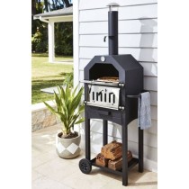 ProGarden BBQ Pizza Oven Black